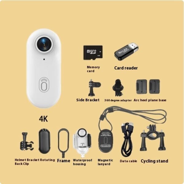 4K Outdoor Sports Camera for Helmets & Bikes | Mini Action Body Cam for Adventure - Image 7