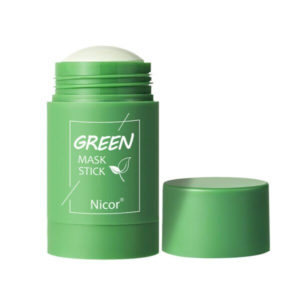 Green Tea Clay Mask Stick – Oil Control, Acne Treatment & Whitening Skincare - Image 9