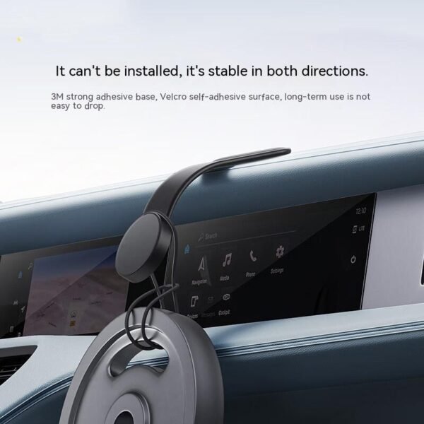 Magnetic Bendable Car Phone Holder with 15W Wireless Charger - Compatible Dash Mount for All Phones - Image 8