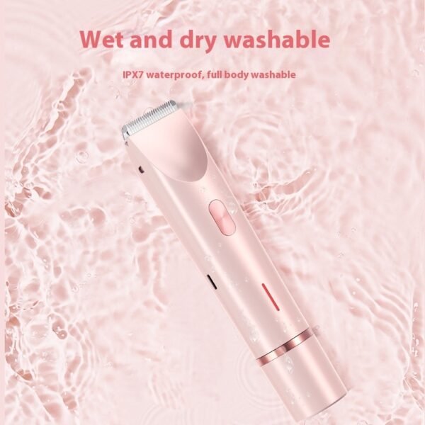 2 in 1 Women's Electric Razor – Double Head Wet/Dry Shaver & Bikini Trimmer - Image 10