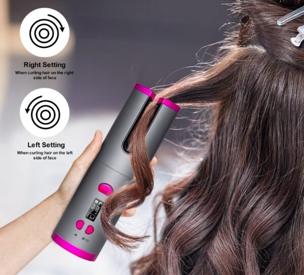 Wireless USB Curling Iron – 2-in-1 Rechargeable Curler - Image 4