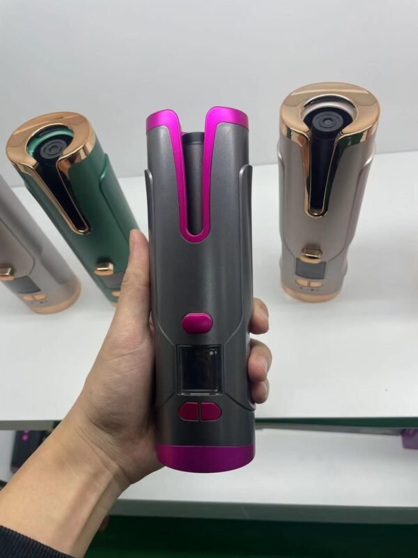 Rechargeable Automatic Hair Curler – Portable Ceramic Curling Iron with LCD Display - Image 10