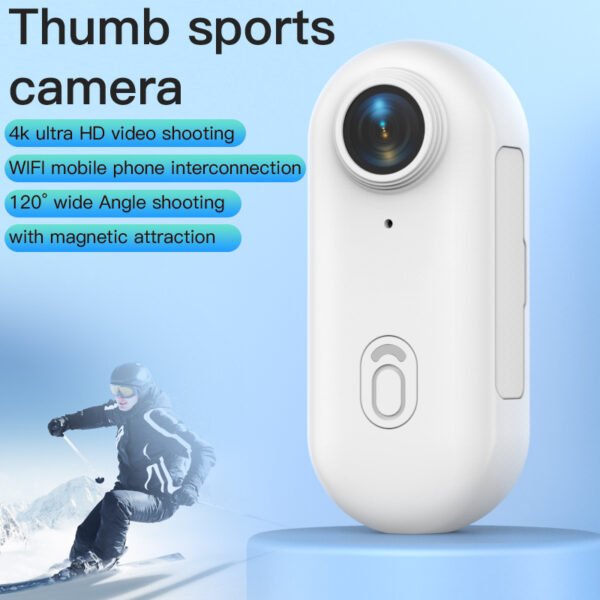 4K Outdoor Sports Camera for Helmets & Bikes | Mini Action Body Cam for Adventure