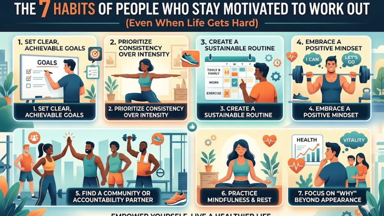 7 Habits of People Who Stay Motivated to Work Out (Even When Life Gets Hard